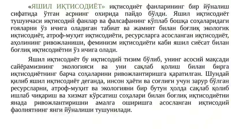 Yashiliqtisodiyot 4