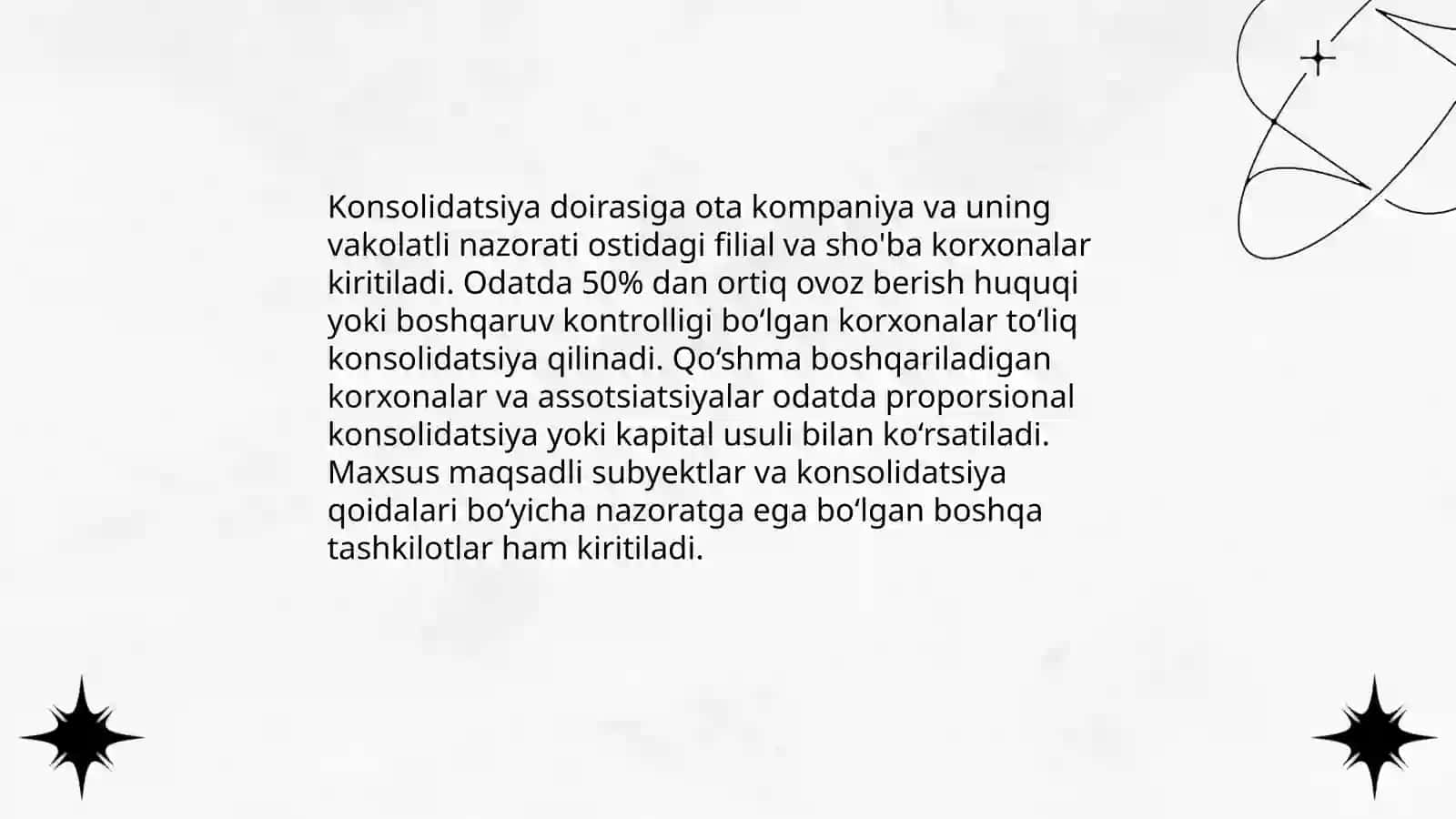 Konsalidatsiyalashgan moliyaviy hisobot 4