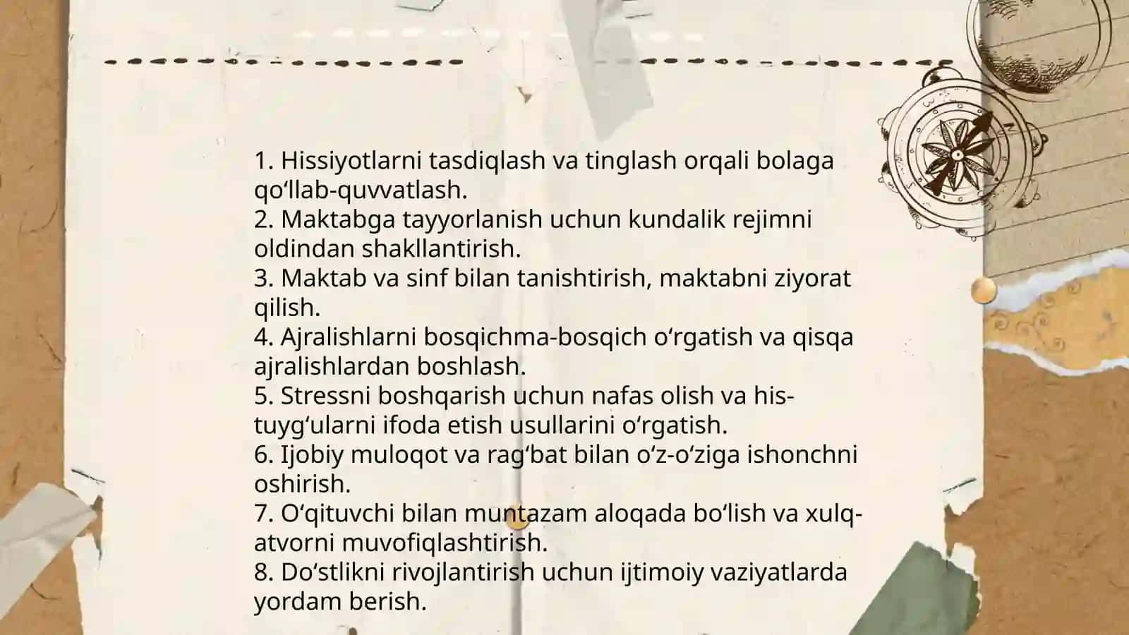 Bolalarni maktabga tayyorlashda ota onalarning oʻrni 4