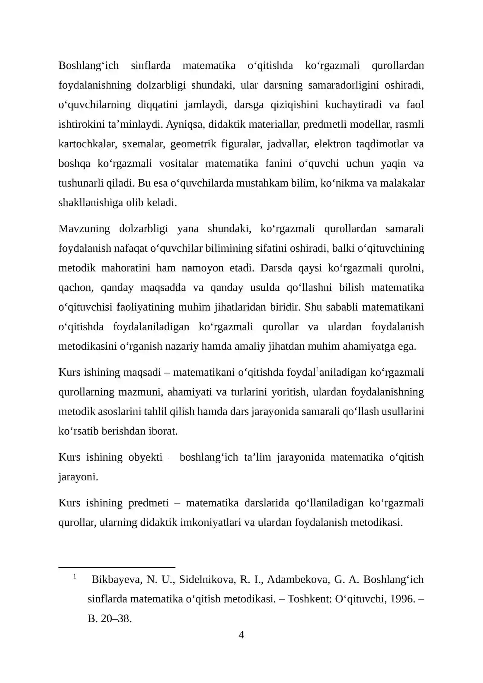 Matematikani o‘qitishda foydalanimagan ko‘rgazmali qurollar va ulardan foydalansih 4