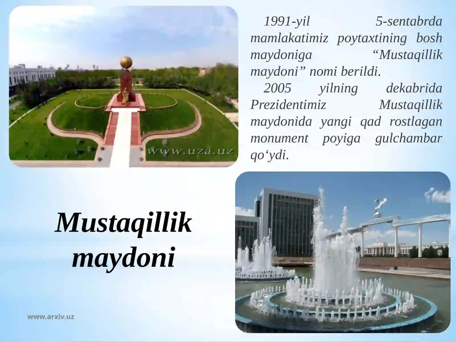 Bizning monumentalsan'at sohasida amalga oshirgan yanabirulkanishlar 4