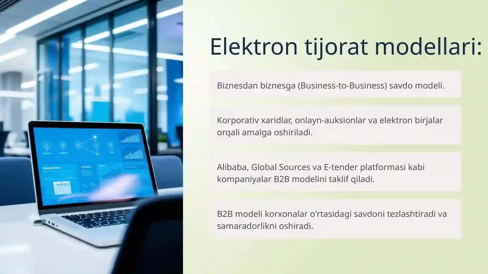Raqamli iqtisodiyotda elektron tijorat modellari 4