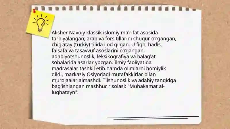 Alisher Navoiy haqida 4