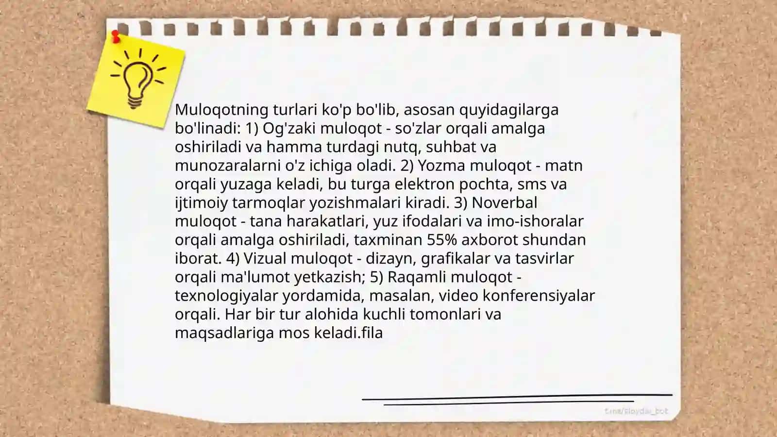 Muloqot xaqida tushuncha 4