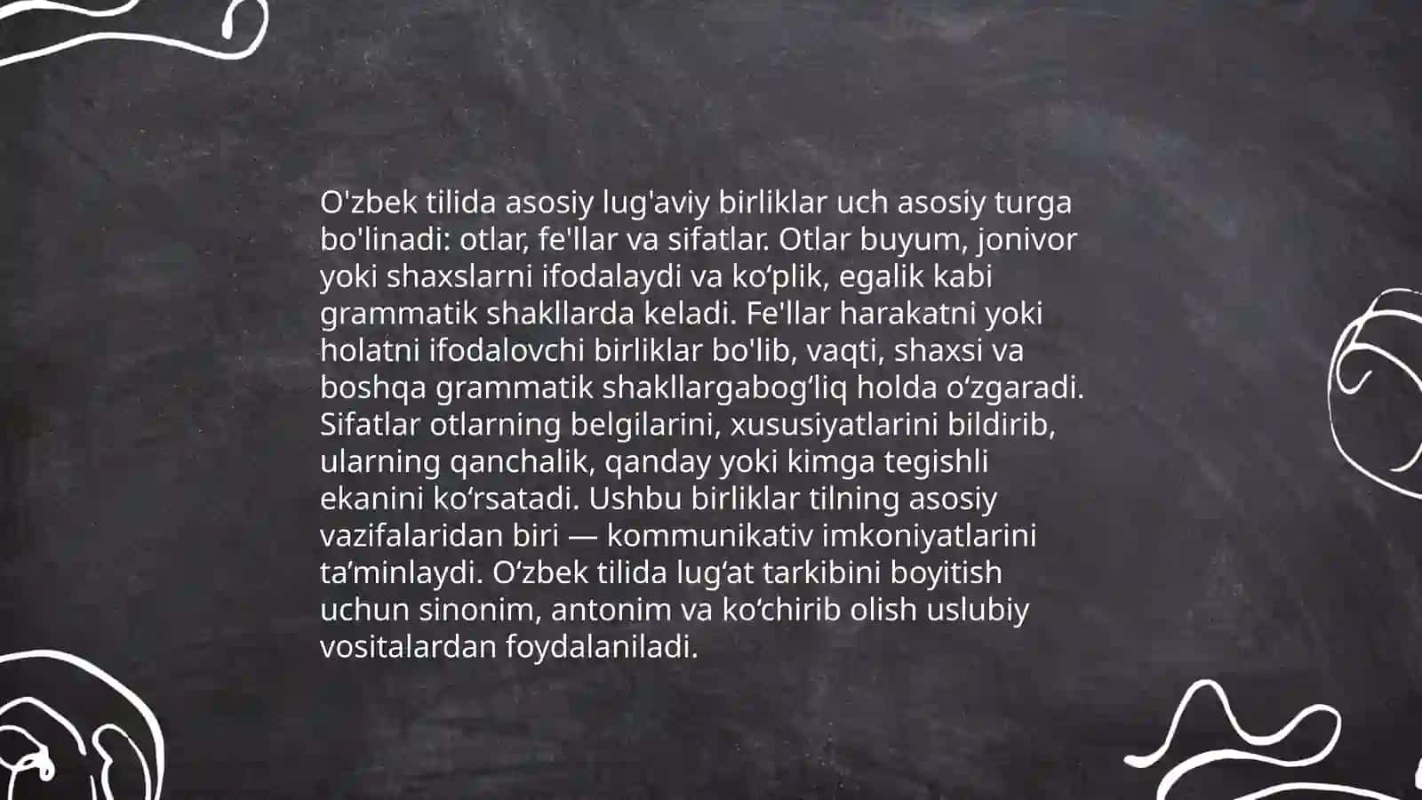 O'zbek tilining leksik qatlami 4