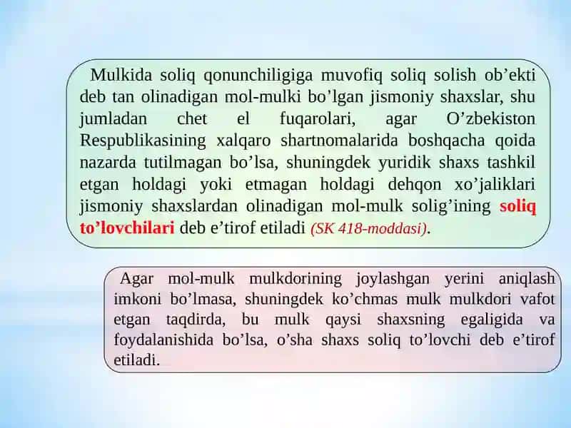 JISMONIY SHAXSLARDAN OLINADIGAN MOL-MULK SOLIG'I 4