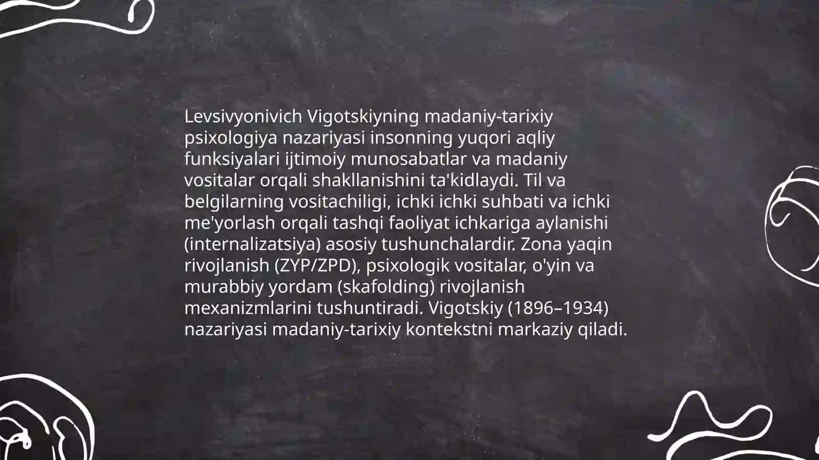 Levsiy Vygotskiyning hayoti va ilmiy faoliyati 4
