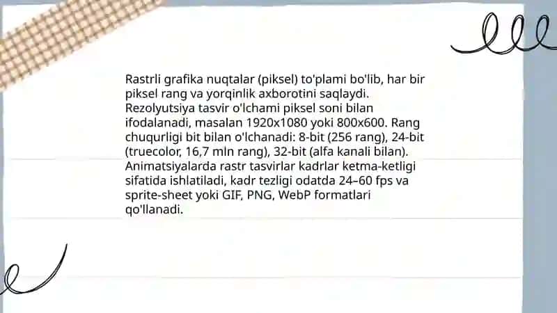 Kompyuterda garfik axborot bilan ishlovchi dasturlar 4