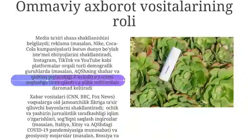 Shaxs ijtimoiy ta’sirlar mahsuli sifatida 4