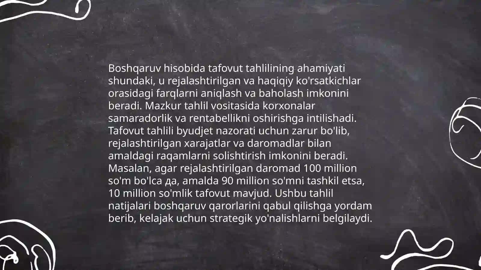 Boshqaruv hisobi maruza 4