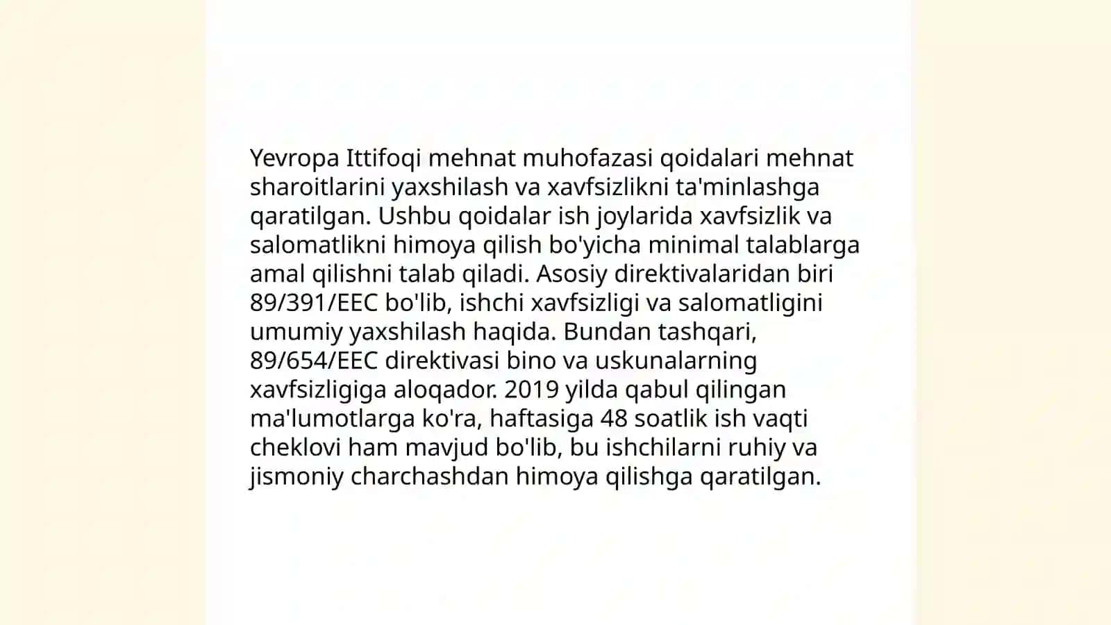 Xalqaro mehnat qonunchiligi va standartlari 4