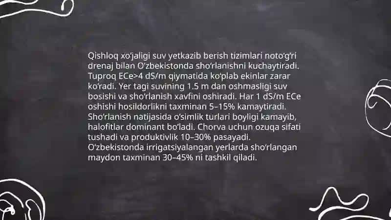 Antropogen o’zgargan landshaftlar va tirik organizimlar 4