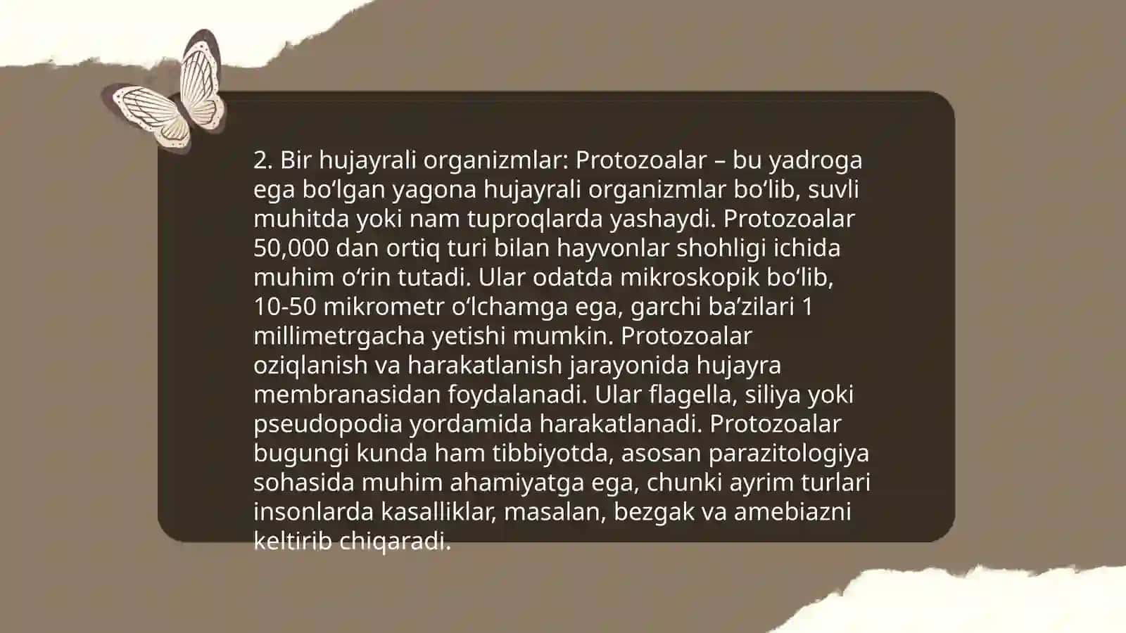 Indikator turlar va ularni suvni biologik tahlil qilish hamda suvni tozalashdagi ahamiyati 4