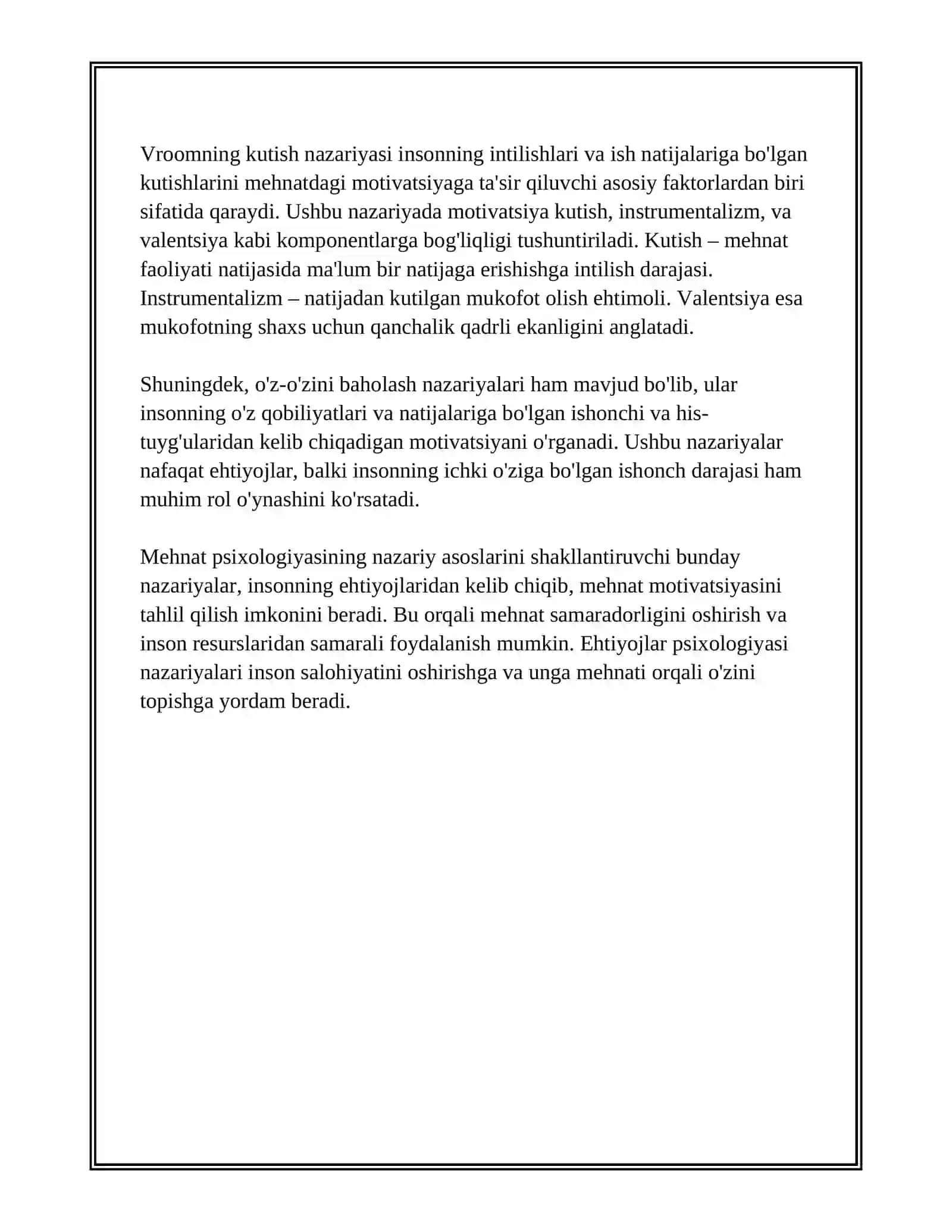 MEHNAT VA EHTIYOJLAR PSIXOLOGIYASI 4
