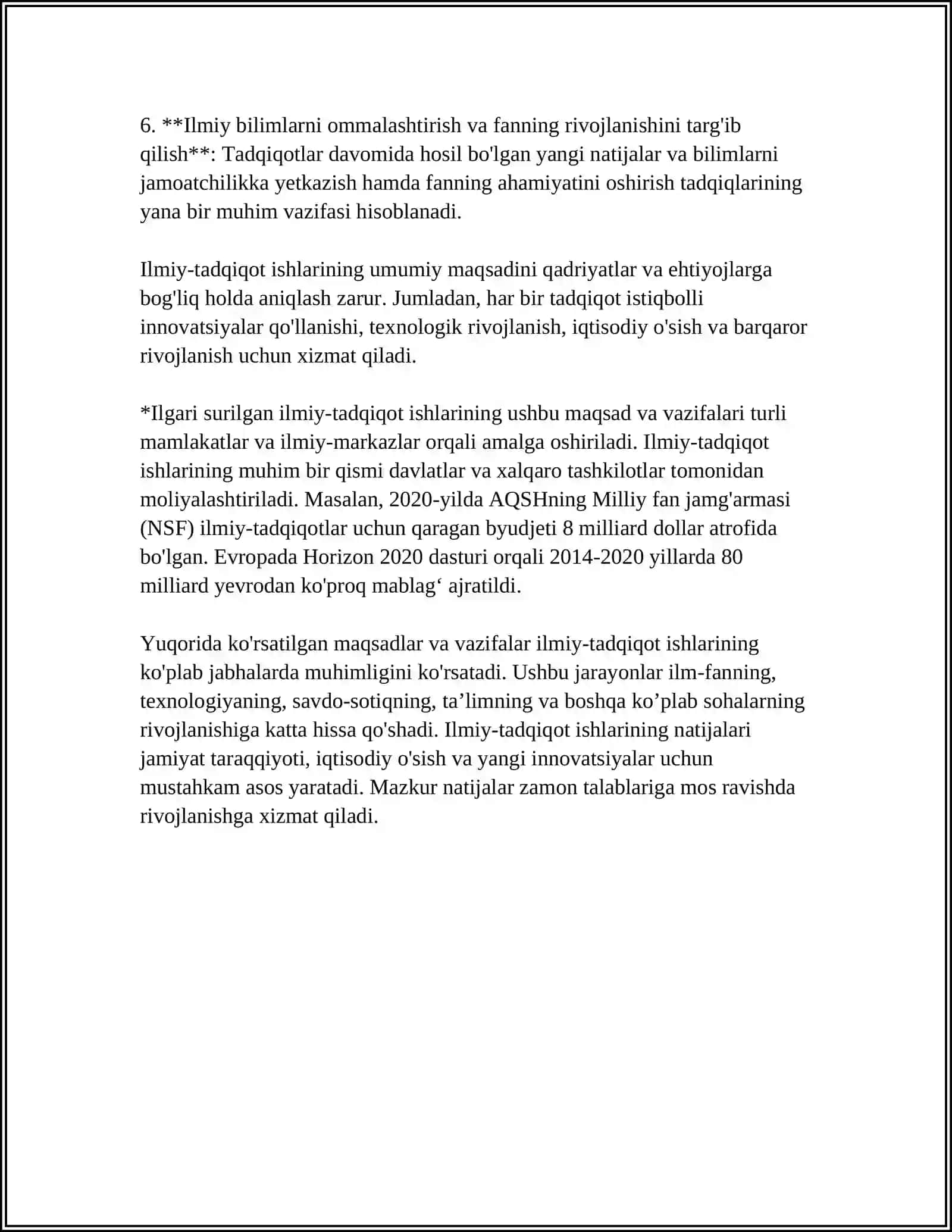 MUTAXASSISLIK FANLARNI O'QITISH JARAYONIDA ILMIY-TADQIQOT ISHLARI 4