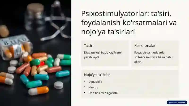 Tonusni oshiruvchi vositalar 4