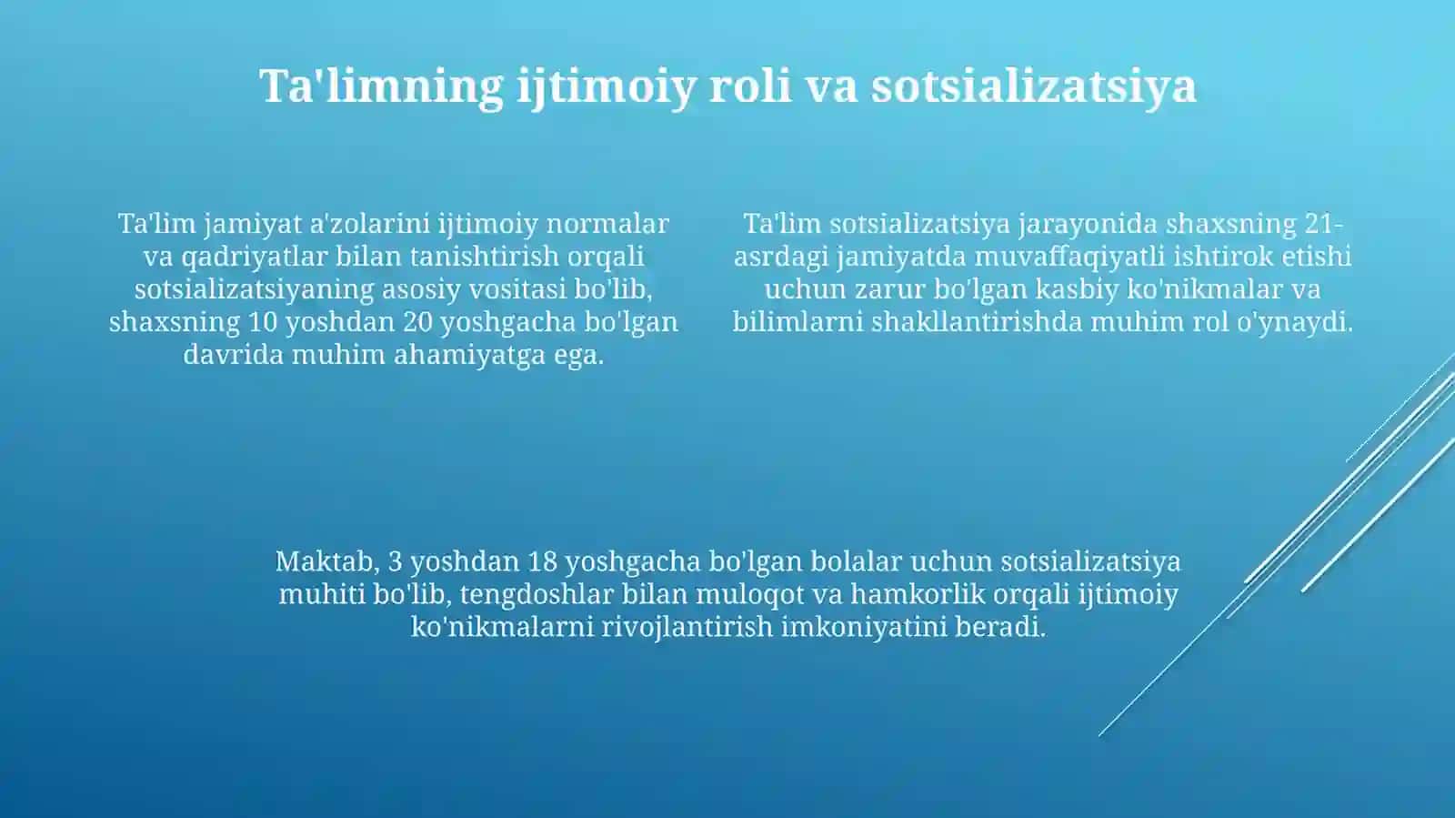Ijtimoiy jarayonlar va talim 4