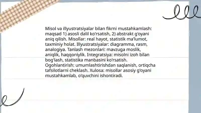 Dalil tushunchasi va turlari: fakt, statistika, ekspert fikri 4