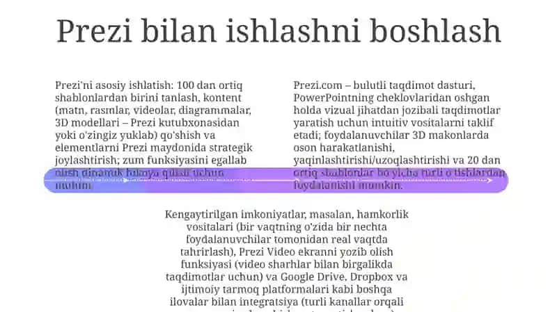 Prezi'ning Asosiy Xususiyatlari 4