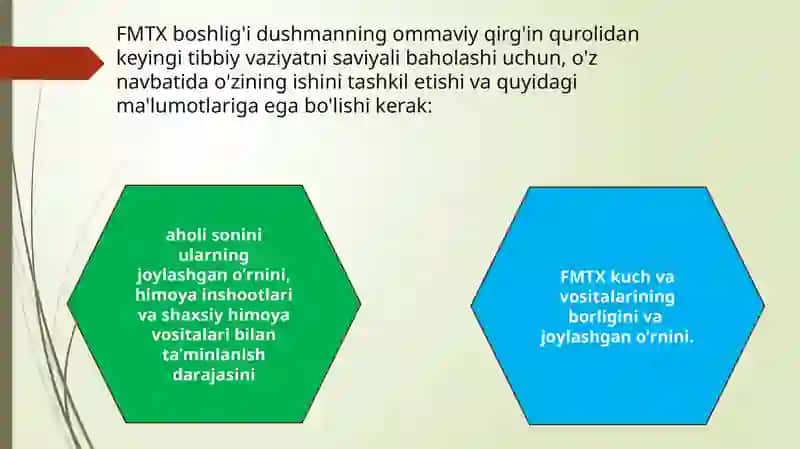 SHIKASTLANISH O’CHOG’IDA DASTLABKI UMUMIY, DASTLABKI TIBBIY YORDAMNI TASHKIL ETISH 4
