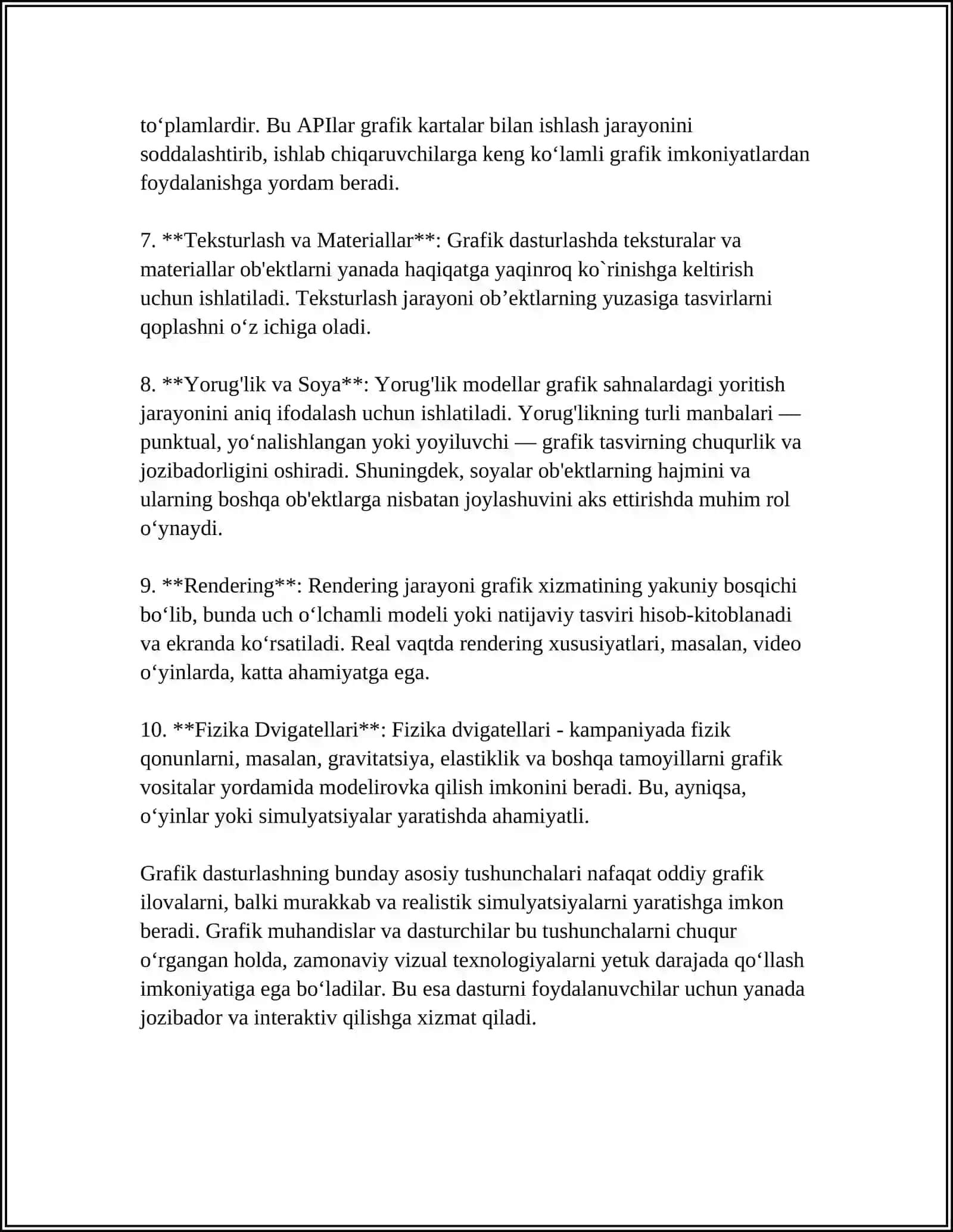 GRAFIK DASTURLASH 4