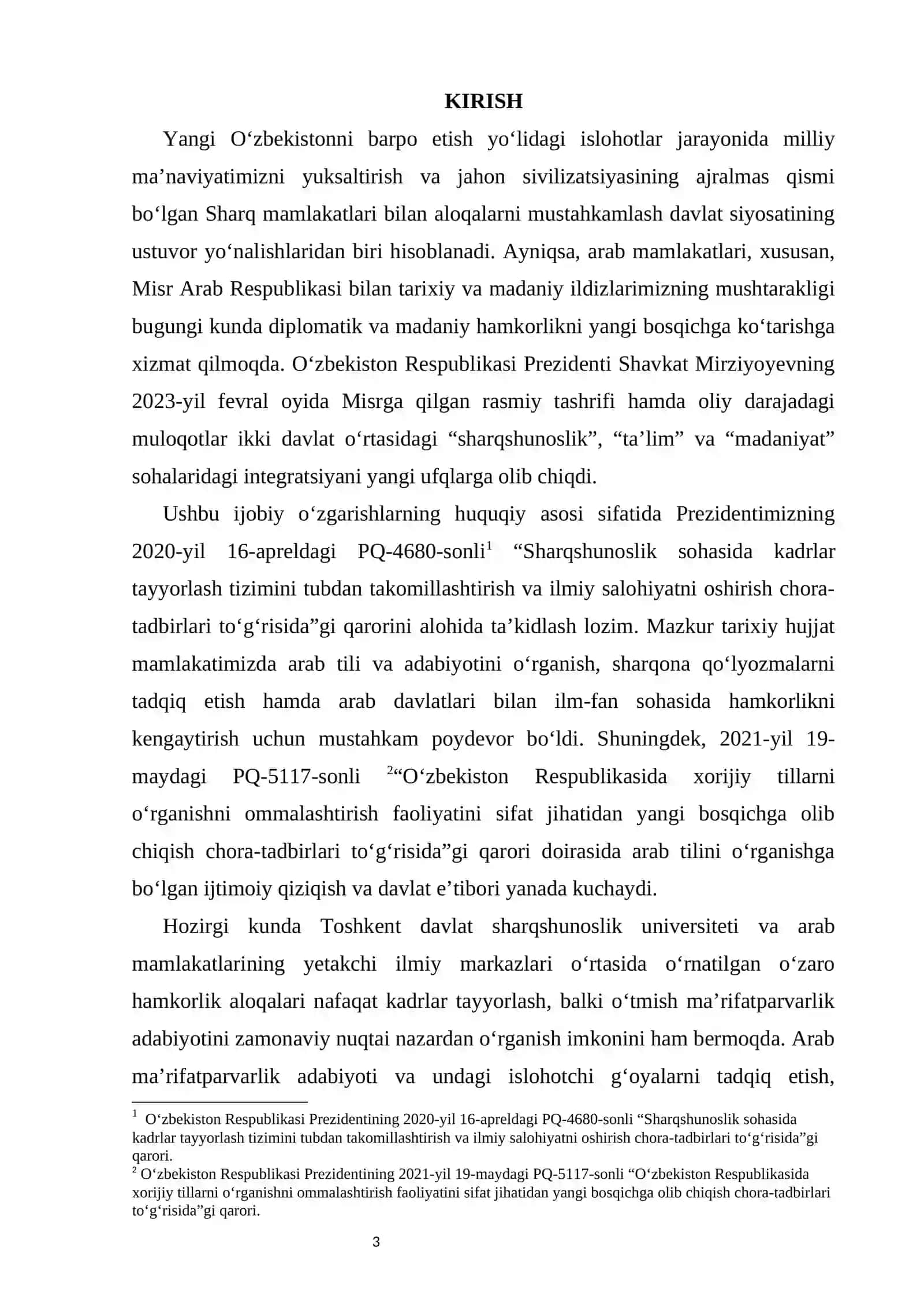 ARAB MA’RIFATPARVARLIK ADABIYOTIDA MILLIY UYG‘ONISH VA MADANIY ISLOHOT G‘OYALARI 4