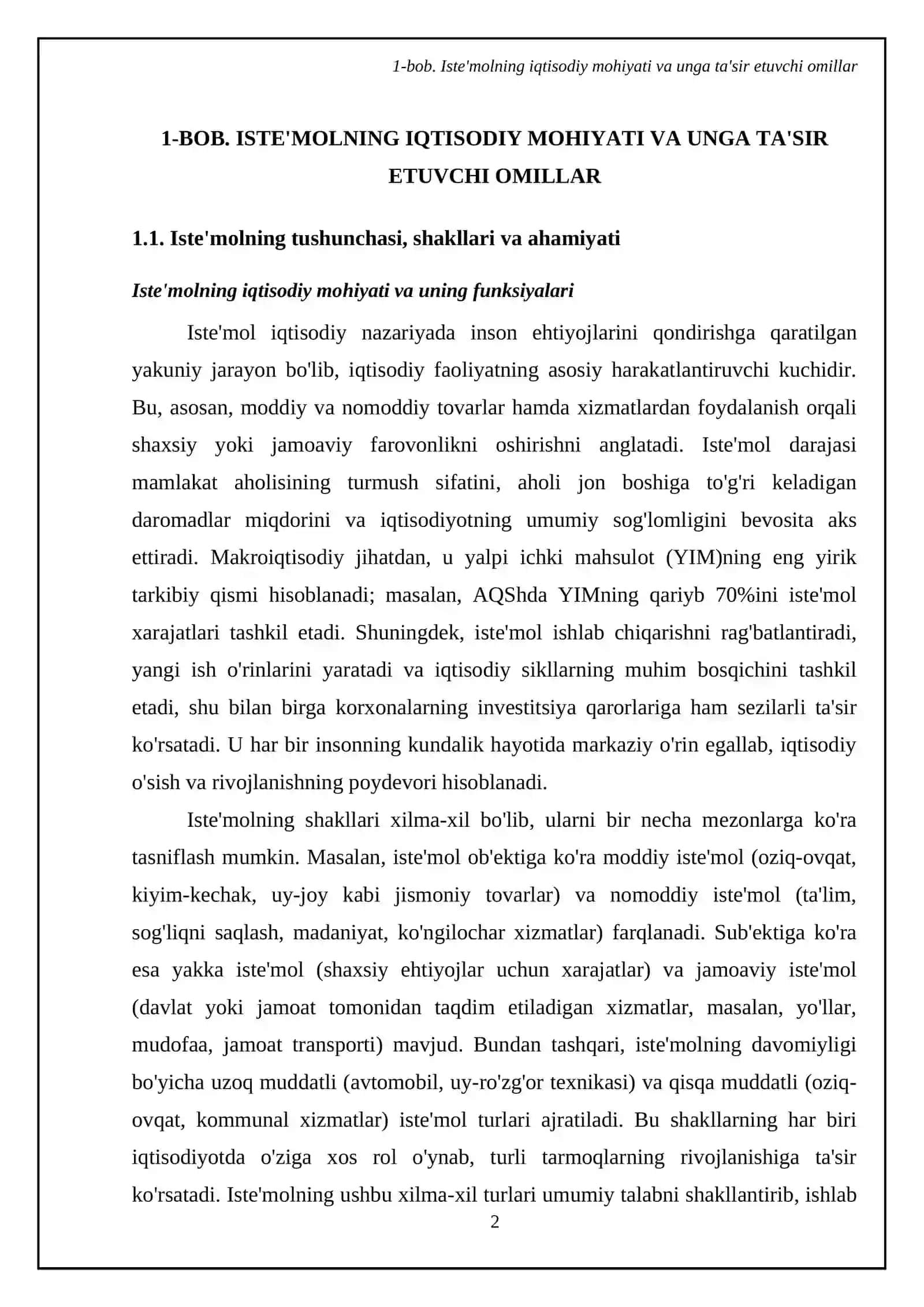Iste'mol jamg'arma va investitsiyalar 4