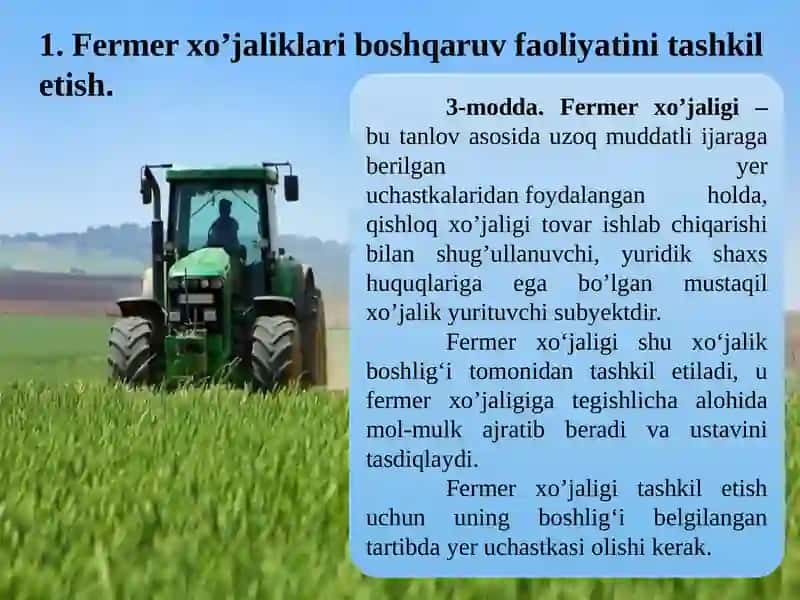 Fermerxo'jaliklaribankxizmatko'rsatishvaunitakomillashtirish 4