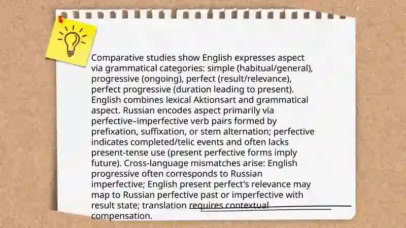 Verbal categories (Tense, Aspect, Mood) in contrastive perspective 4