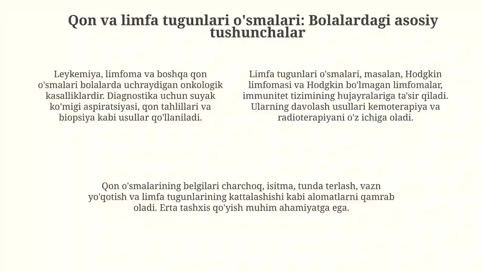 Qon va limfa oʻsmalari ogʻrigan oʻquvchilar bilan gospital taʼlim 4