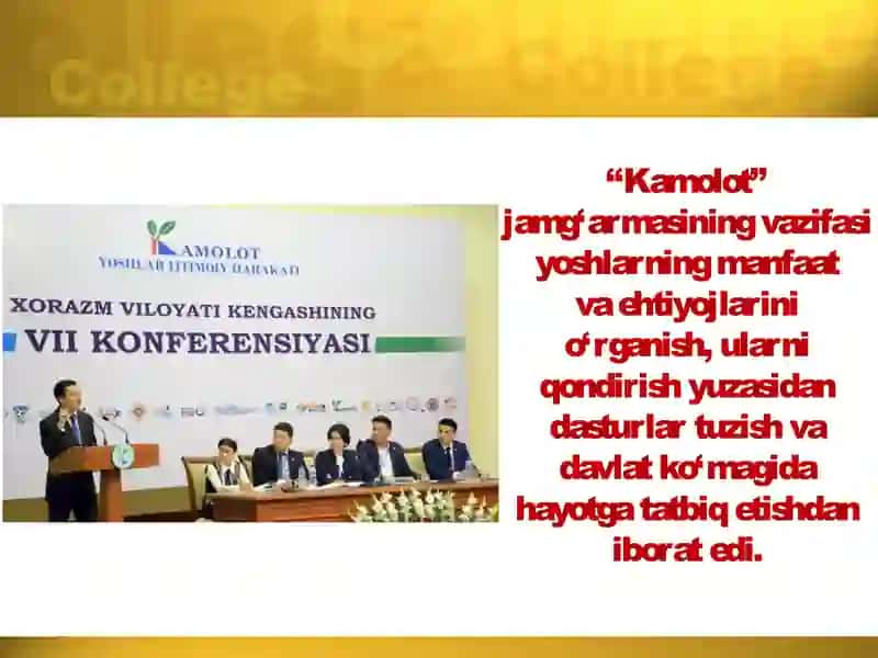 "Yoshlarittifoqi" tashkiloti va "Kamolot" jamg'armasi 4