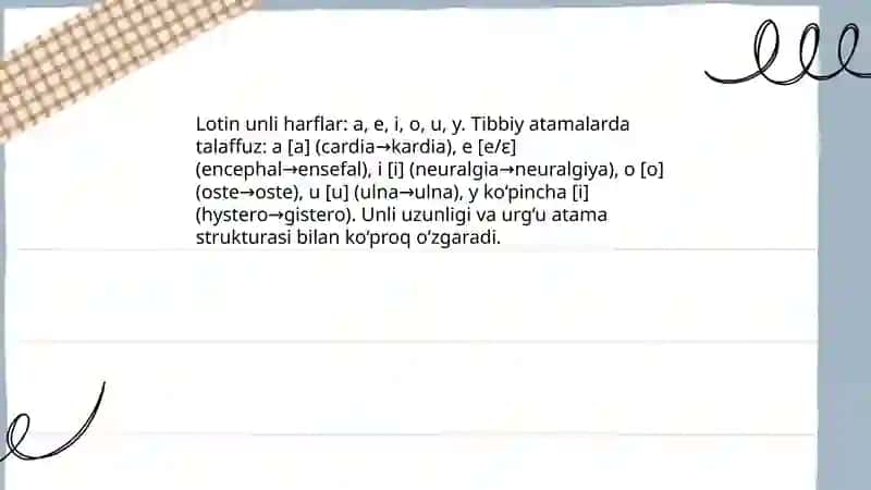 Tibbiy terminologiyaga kirish 4