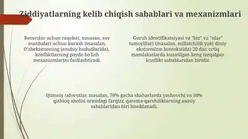 Ijtimoiy psixologiyada ziddiyatlar muammosi 4