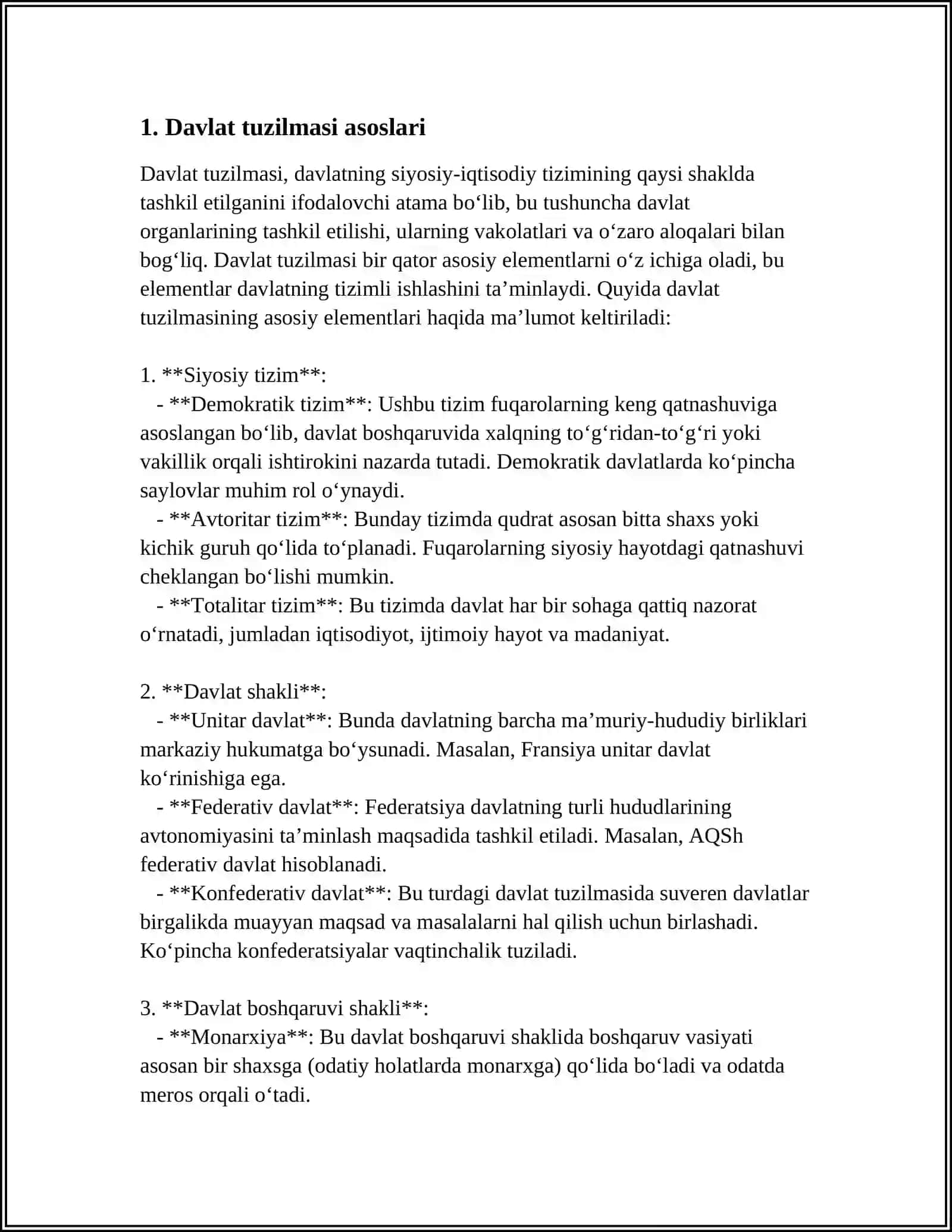 TEXNIK JIXATDAN TARTIBGA SOLISH DAVLAT TIZIMI ASOSLARI 4
