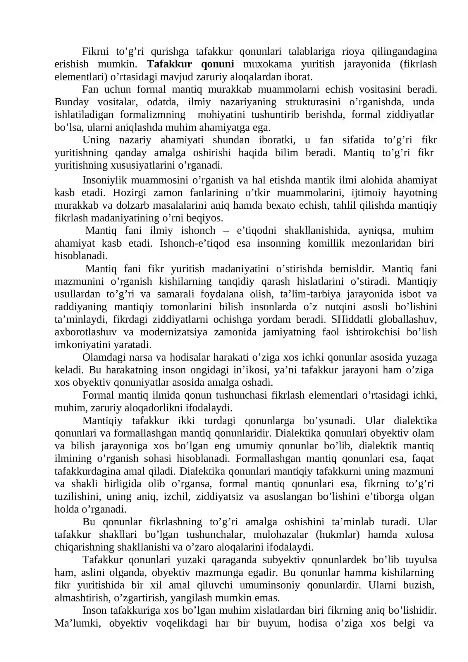 MАVZU: MANTIQ TAFAKUR SHAKLLARI 4