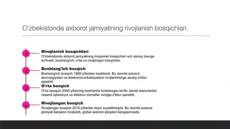 Axborot jamiyatining xususiyatlari 4