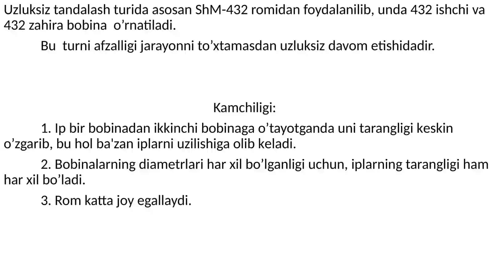 Guruhlab tandalash mashinasining unumdorligini aniqlash 4
