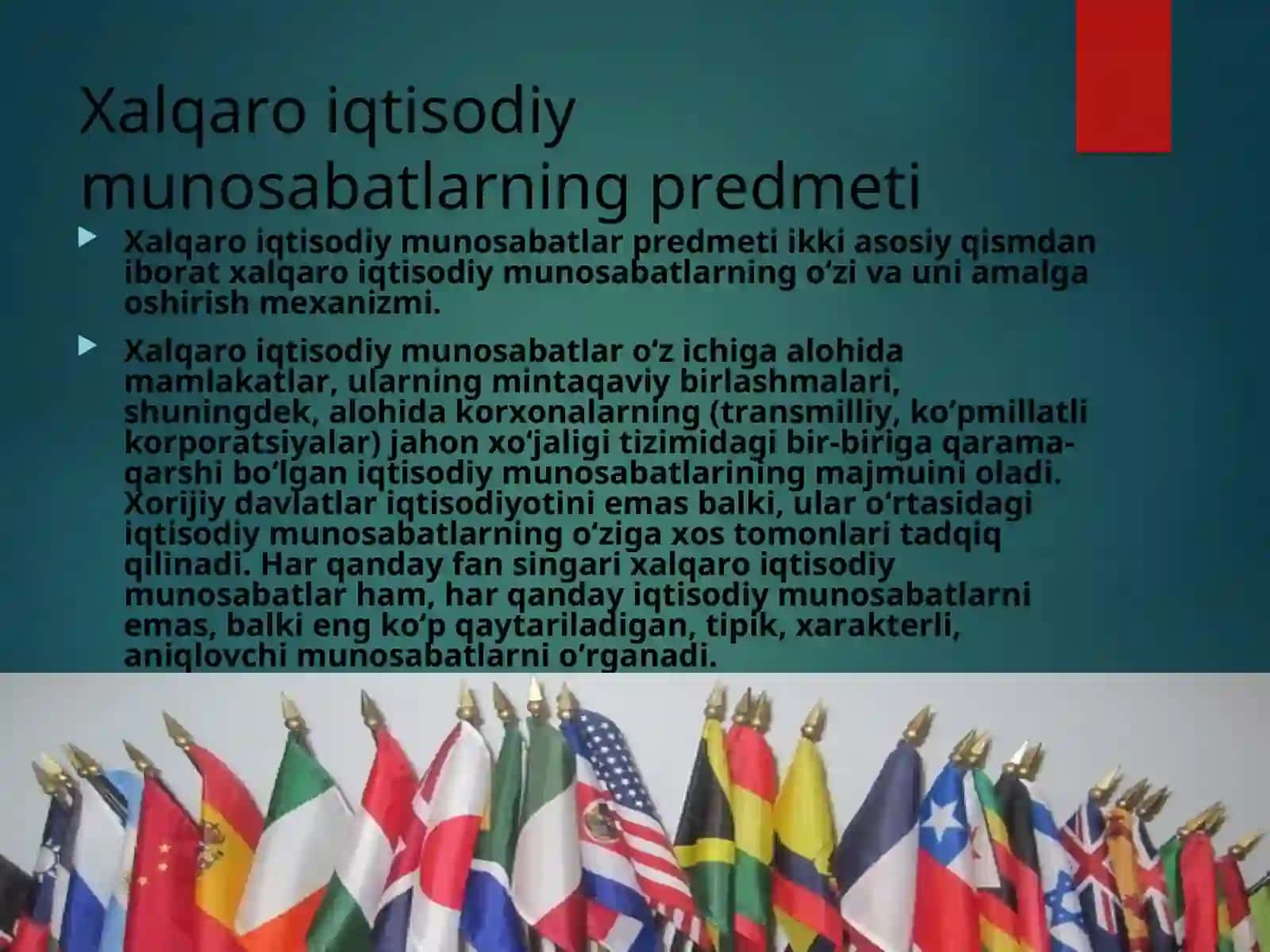 Xalqaro iqtisodiy munosabatlar tizimida xalqaro savdo 4