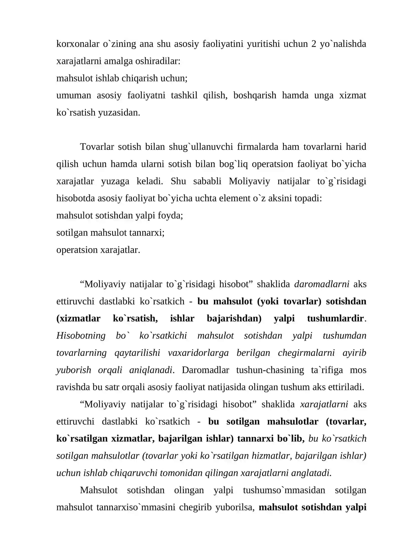 Daromadlarni tan olish va hisobotda aks ettirish 4