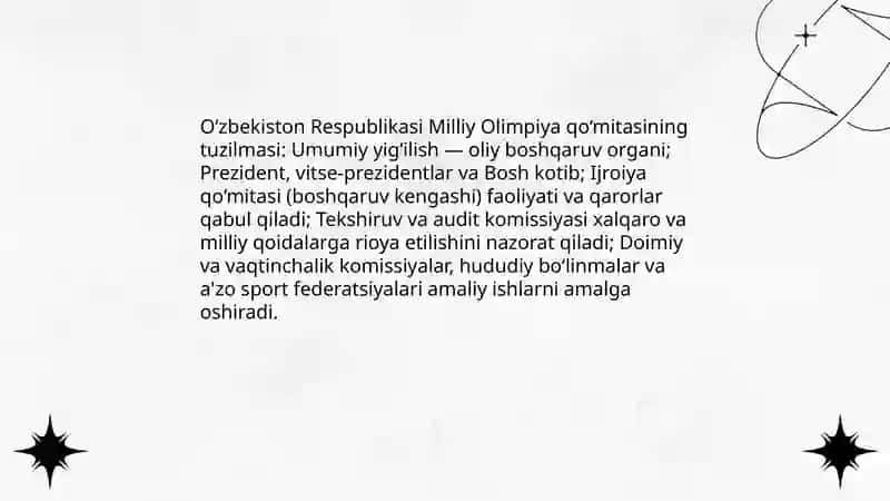 O‘zbekiston Respublikasi Milliy Olimpiya qo‘mitasi 4
