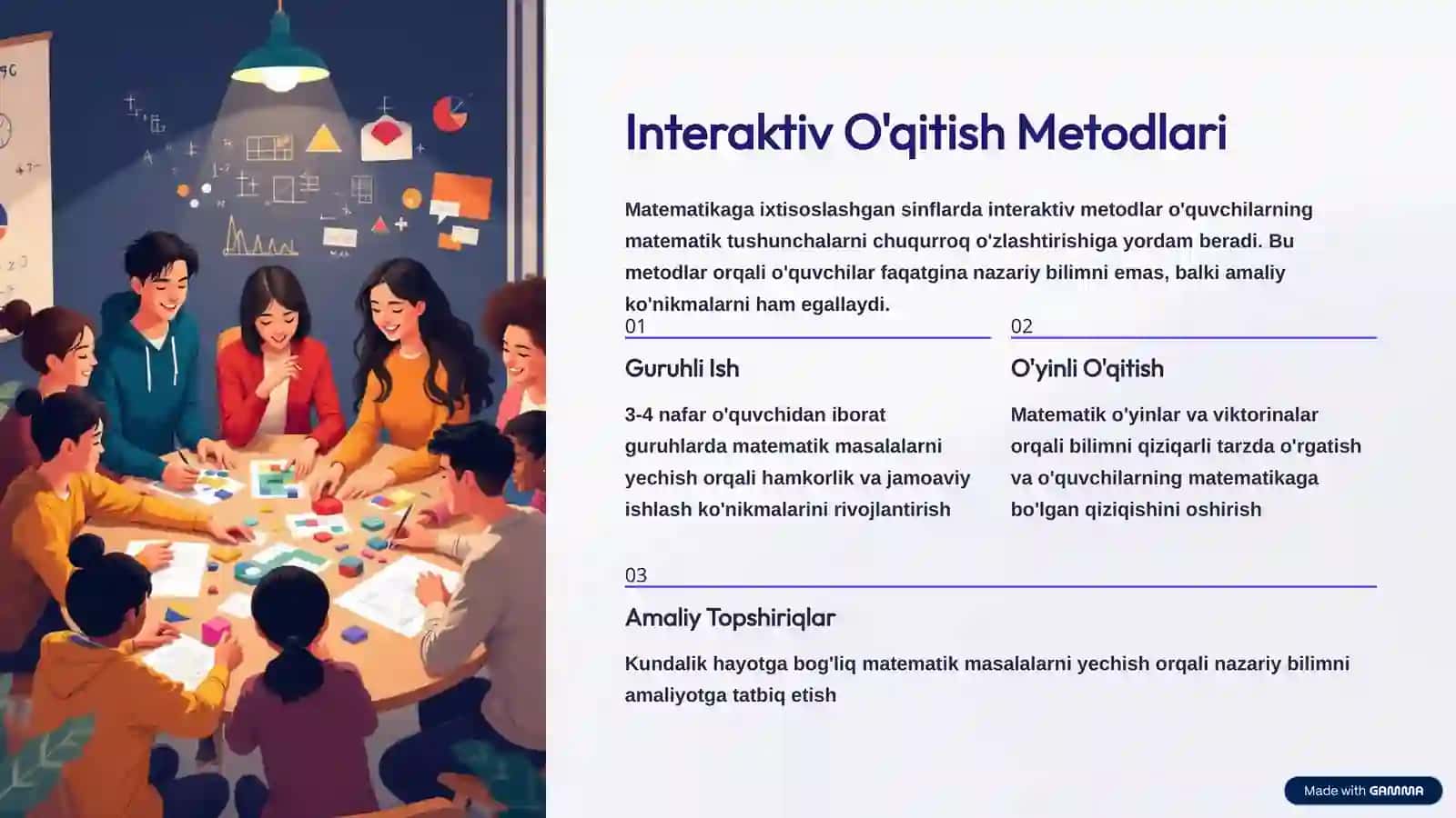 Matematikaga Ixtisoslashtirilgan Boshlang'ich Sinfda O'qitish Metodlari 4