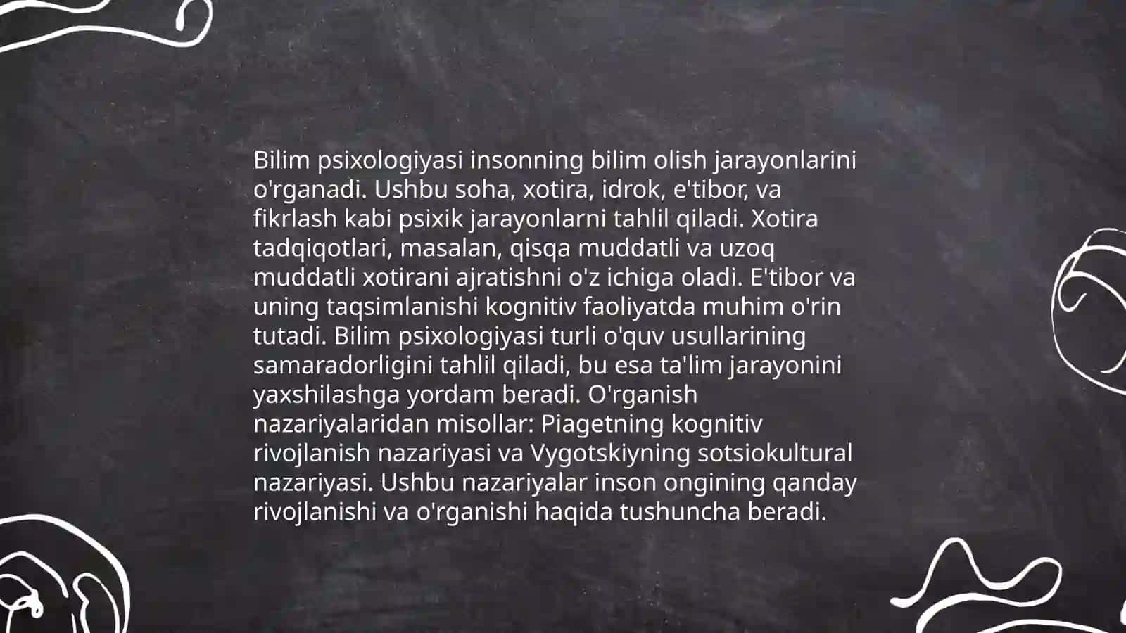 Hozirgi zamon psixologiyasining tarmoqlari 4