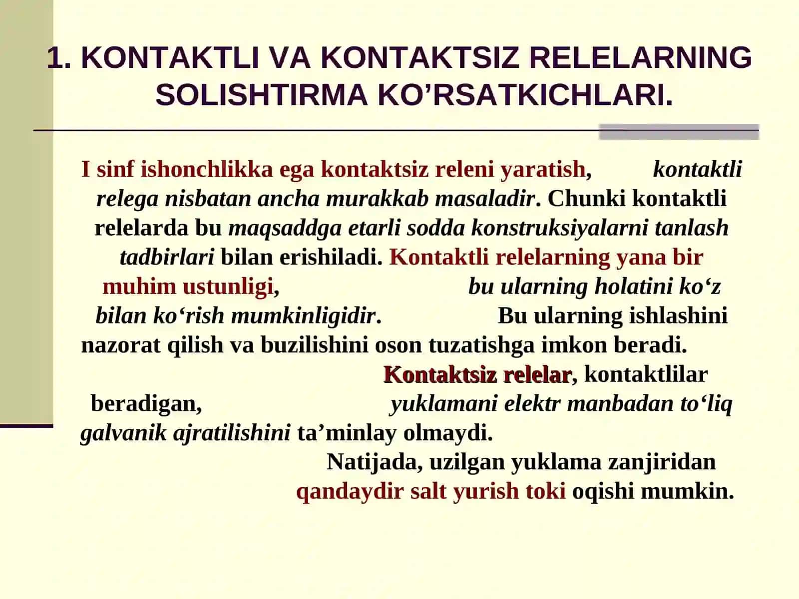 Kontaktsiz Relelar 4