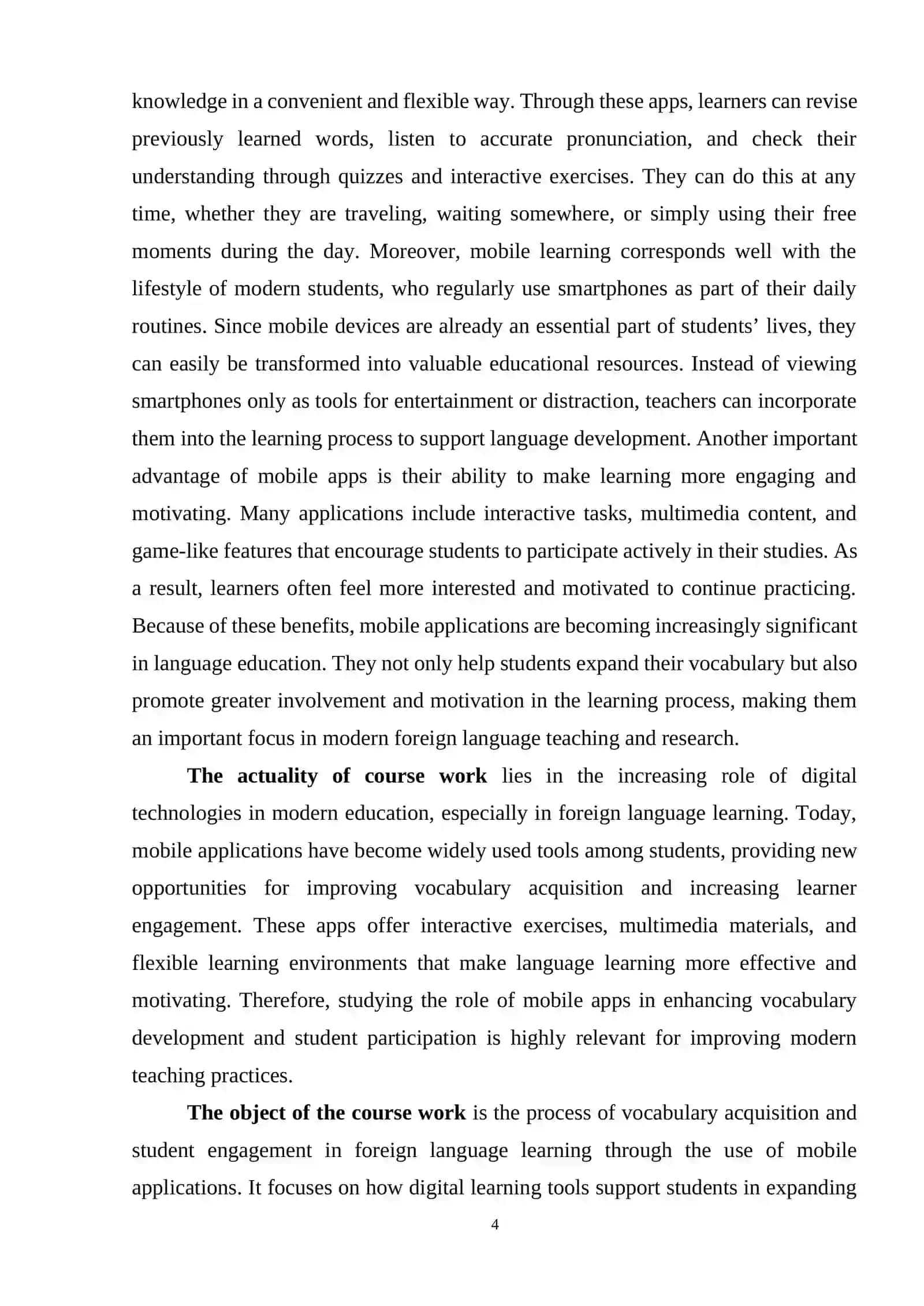 THE ROLE OF MOBILE APPS IN ENHANCING VOCABULARY ACQUISITION AND STUDENT ENGAGEMENT 4