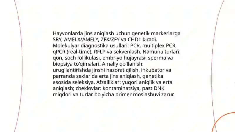Jinsni su'niy boshqarish muammolari va uning yechimini topishda genetik usullardan foydalanish 4