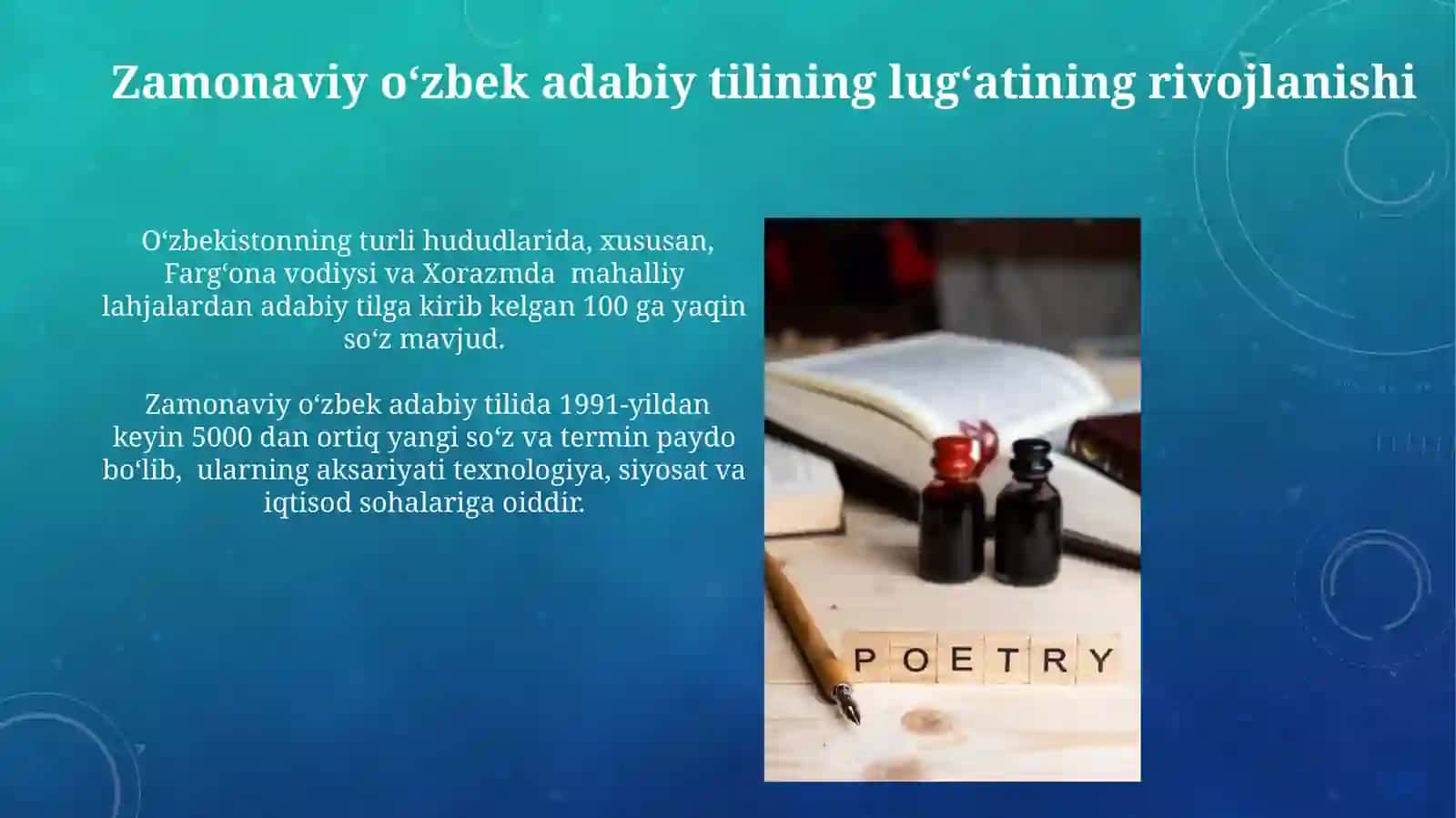 ISTE’MOL DOIRASIGA KO‘RA HOZIRGI O‘ZBEK ADABIY TILI LEKSIKASI BO‘YICHA ISHLASH 4
