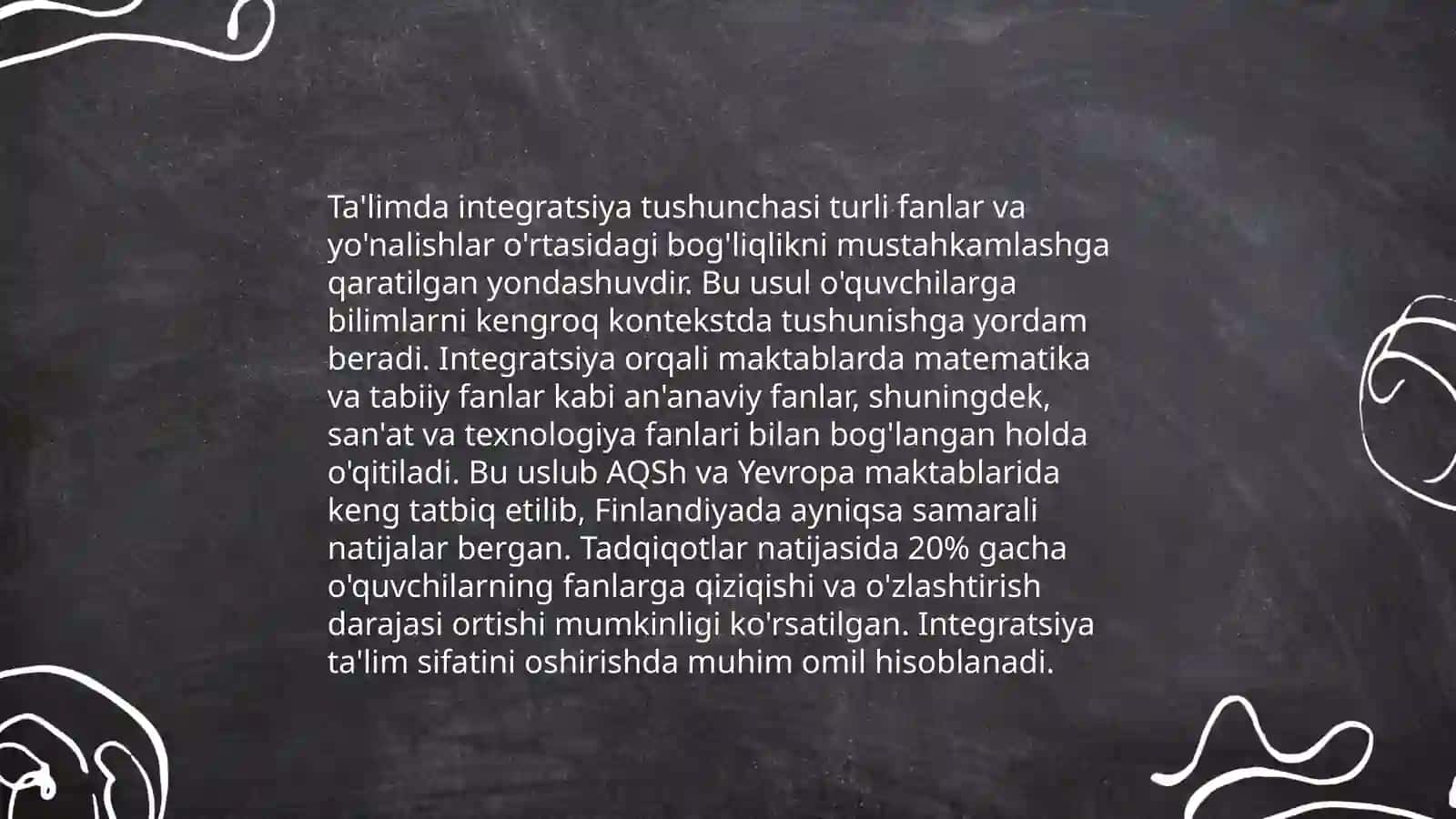 Boshlangʻich taʼlimda innovatsiya va integratsiya fanining mazmuni predmeti haqida 4