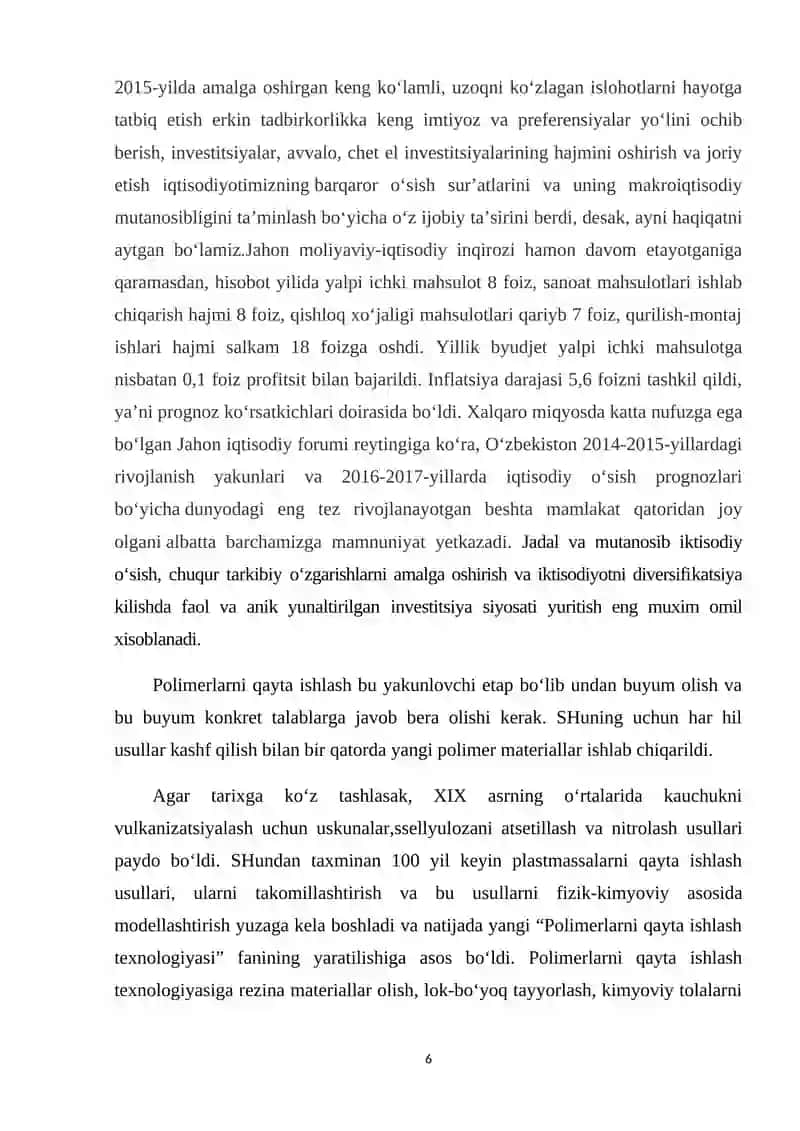 Maxsulot olishning texnologik jarayonini nazariy kimyoviy, fizikaviy-kimyoviy, texnologik asoslari 4