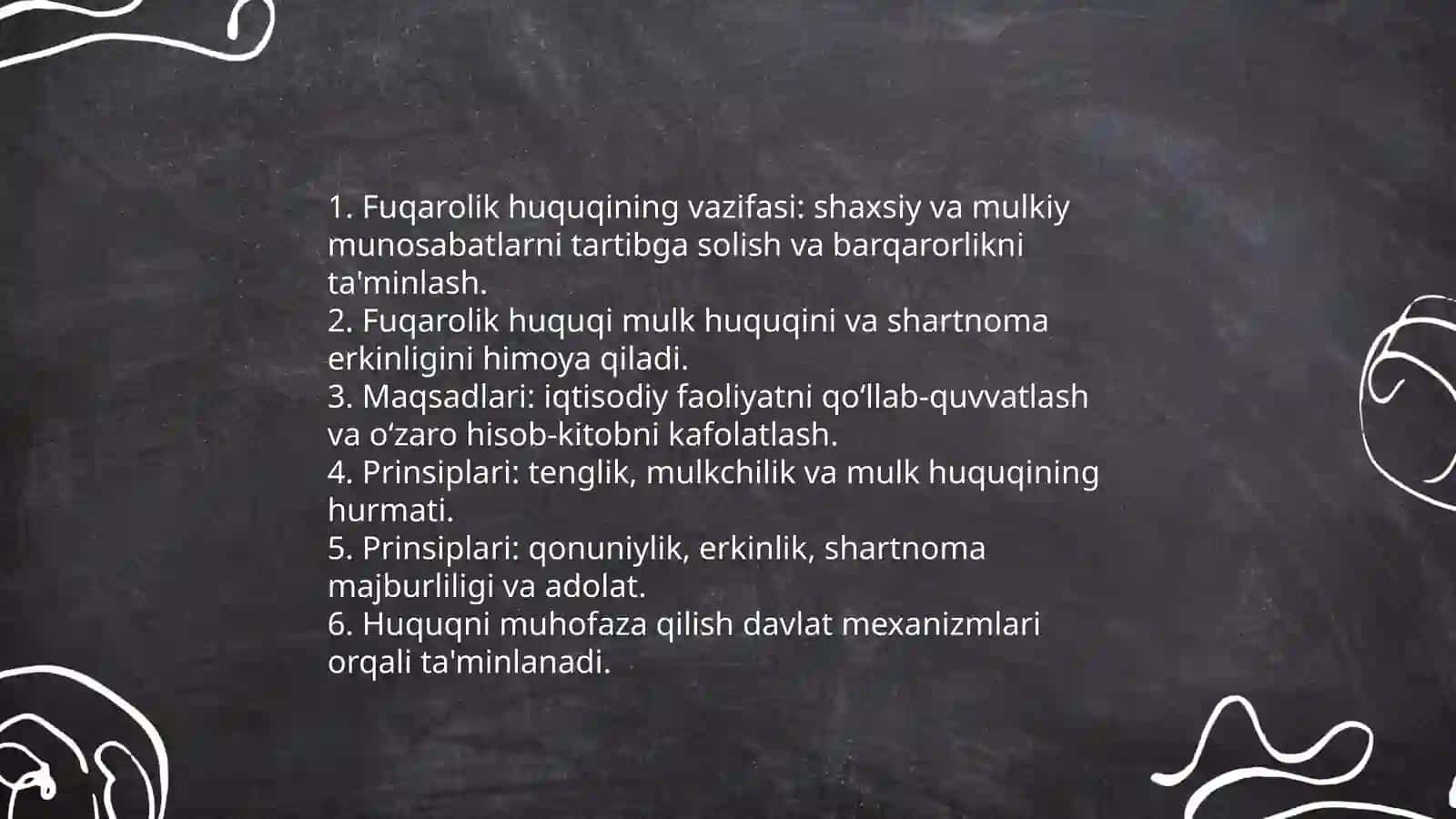 Fuqarolik huquqi tushunchasi va tizimi 4
