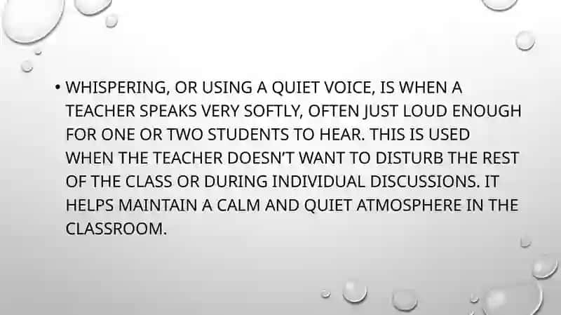 Classroom voice levels 4
